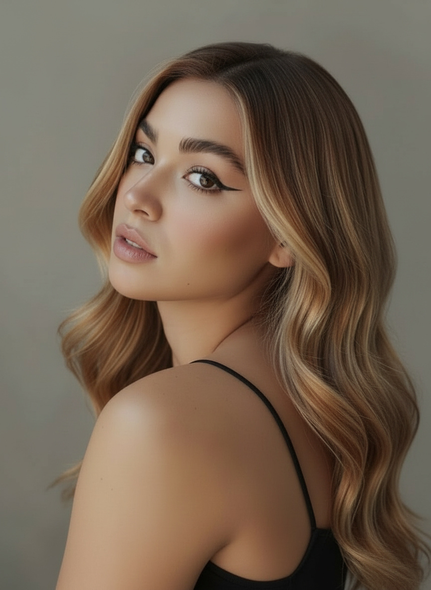 Balayage photo style preview