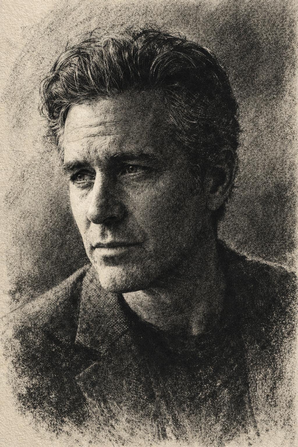 Charcoal photo style preview