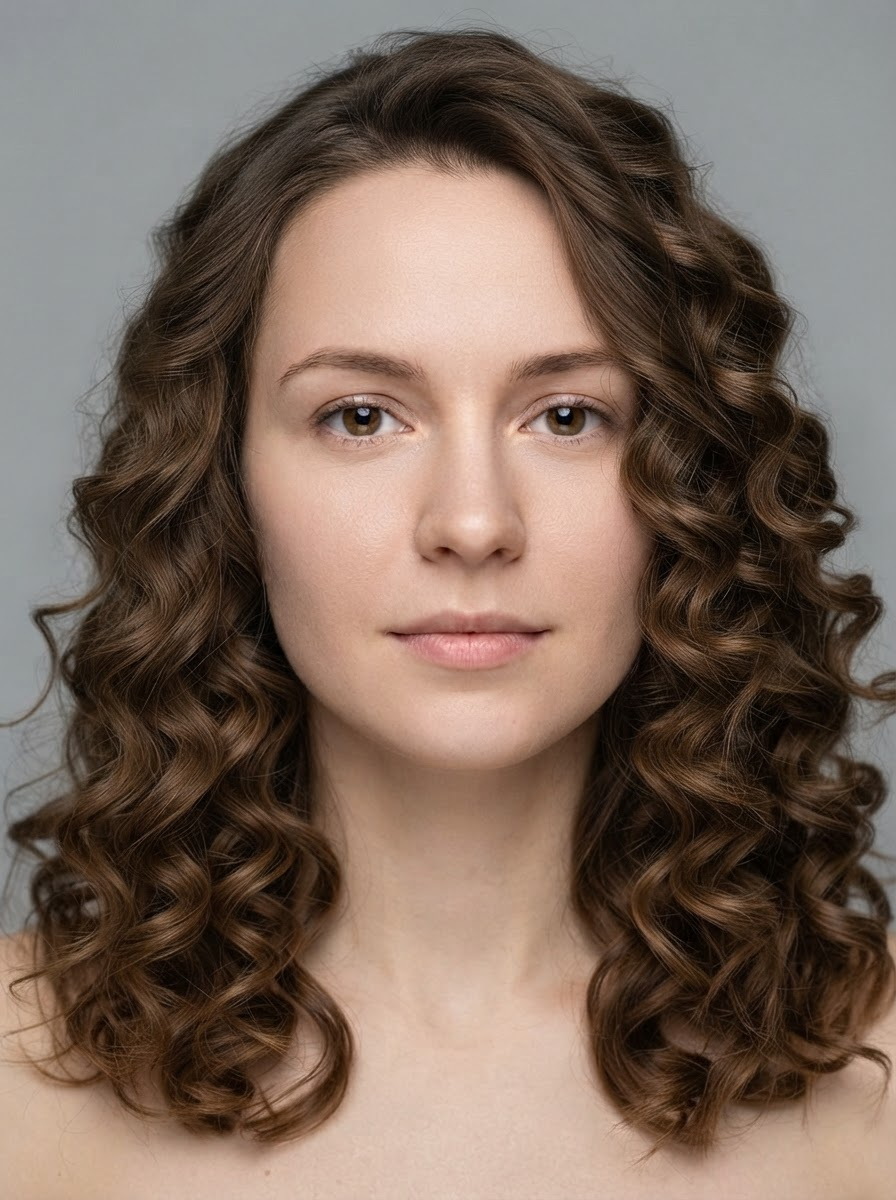 Voluminous Curls photo style preview