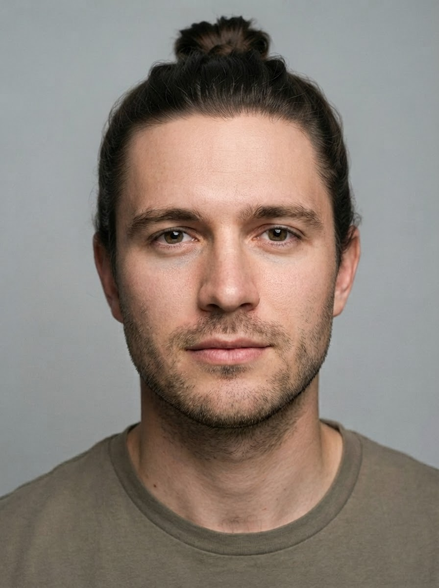 Man Bun photo style preview