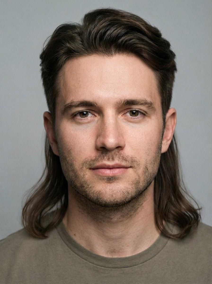 Mullet photo style preview