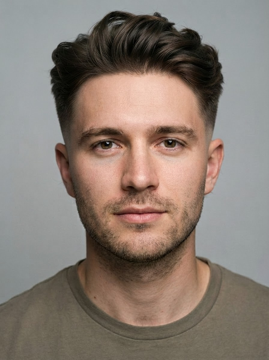 Quiff photo style preview