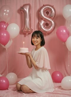 Pink Birthday photo style preview