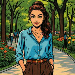Comic photo style preview