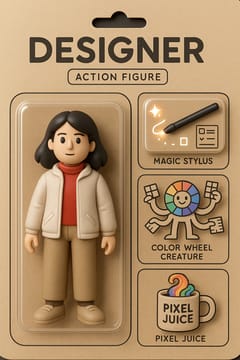 Action Figure( Designer) photo style preview