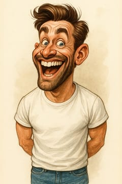 Caricature photo style preview