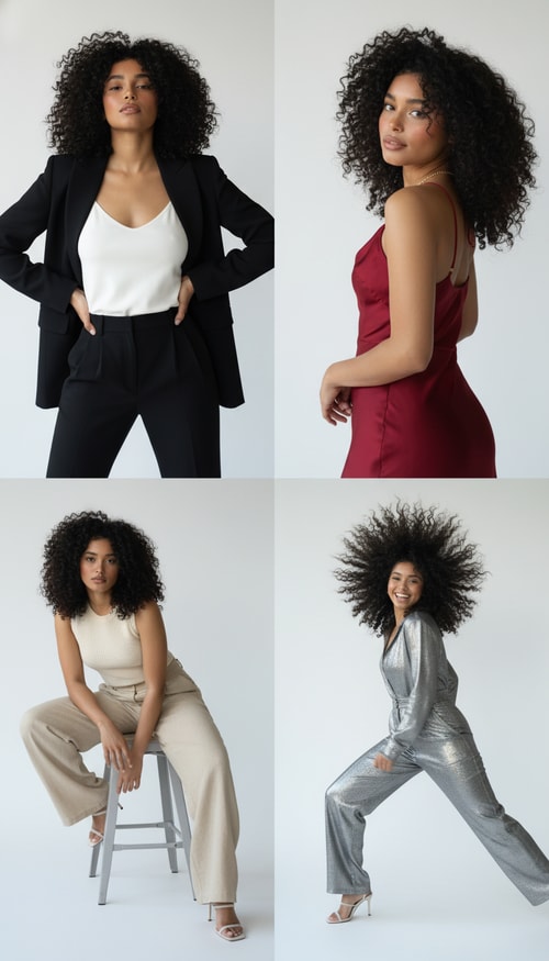 Grid photo style preview
