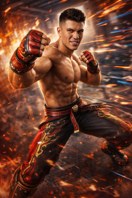 Tekk Fight photo style preview