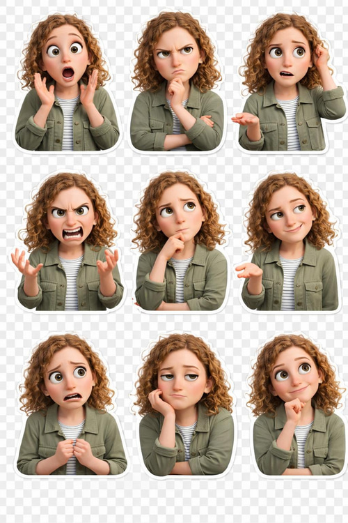 Sticker Set photo style preview