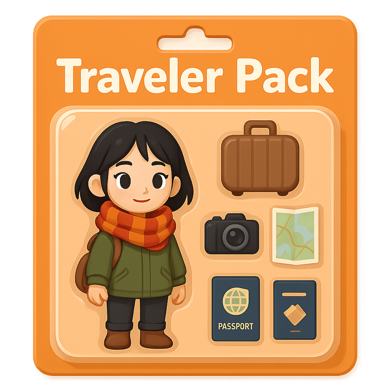 Traveler Pack photo style preview