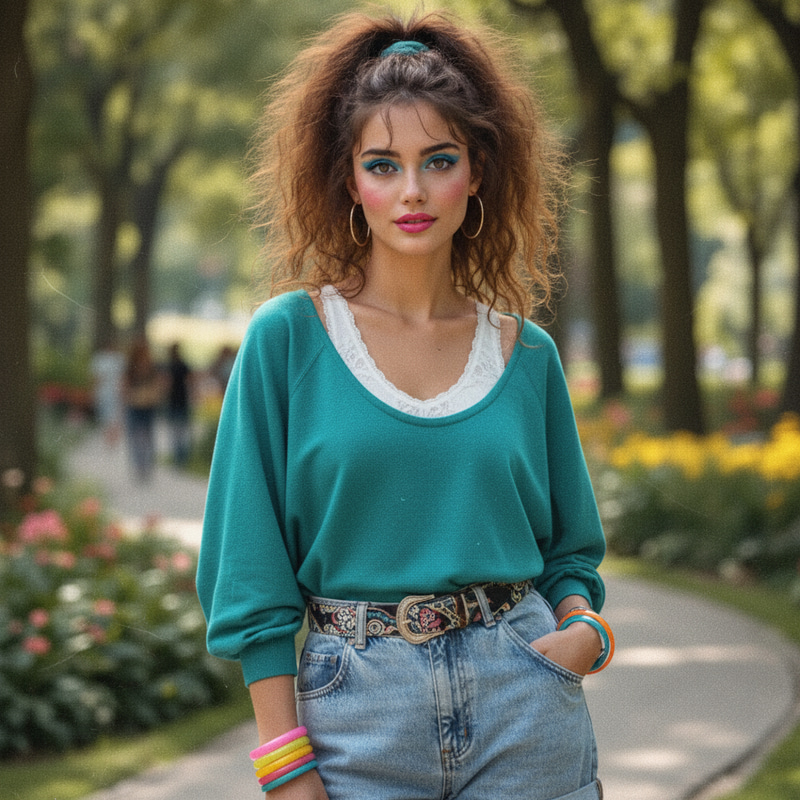 80s style photo style preview