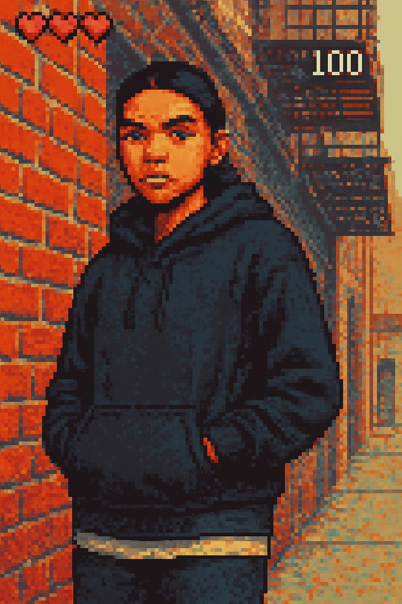 Retro Pixel Game photo style preview