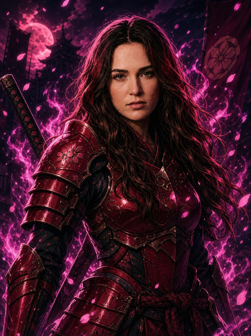 Anime Warrior photo style preview