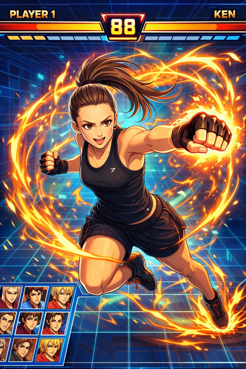 Anime Fighter photo style preview