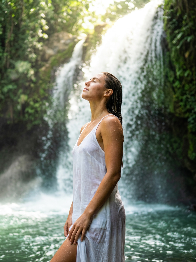 Waterfall photo style preview