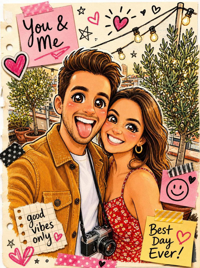 Scrapbook Toon photo style preview