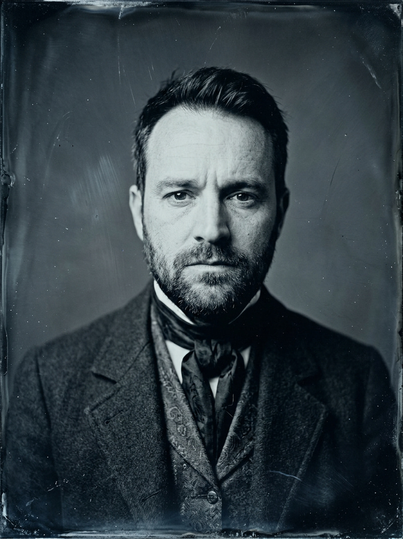 Tintype photo style preview