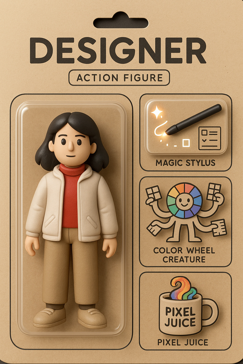 Action Figure( Designer) photo style preview