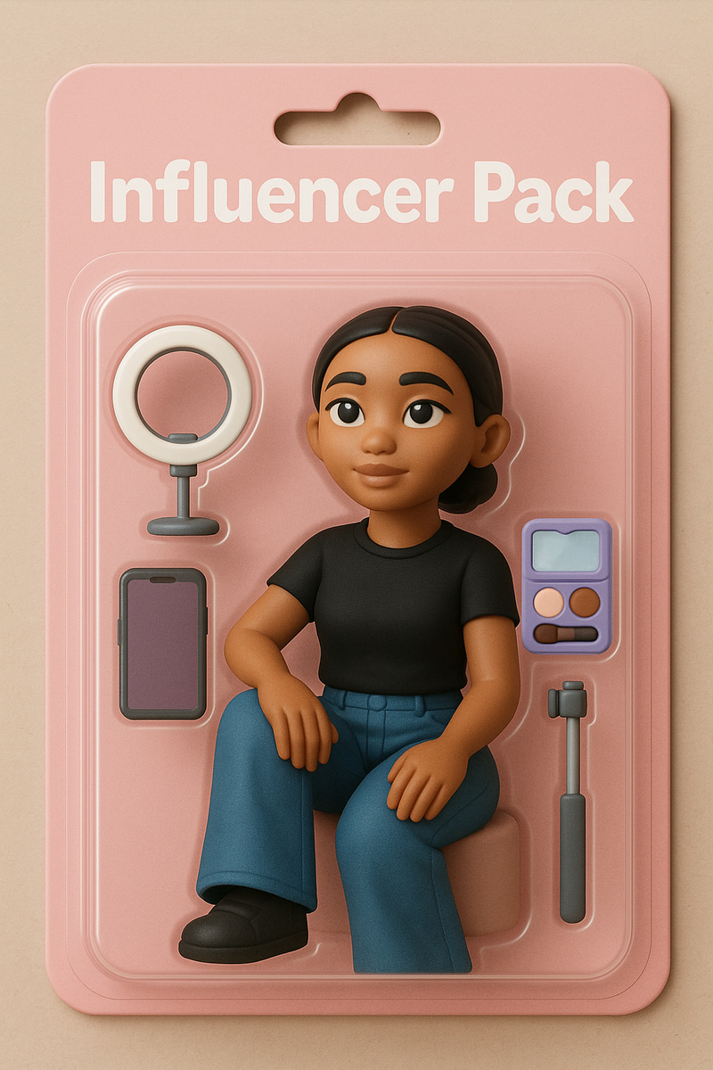 Influencer Pack photo style preview