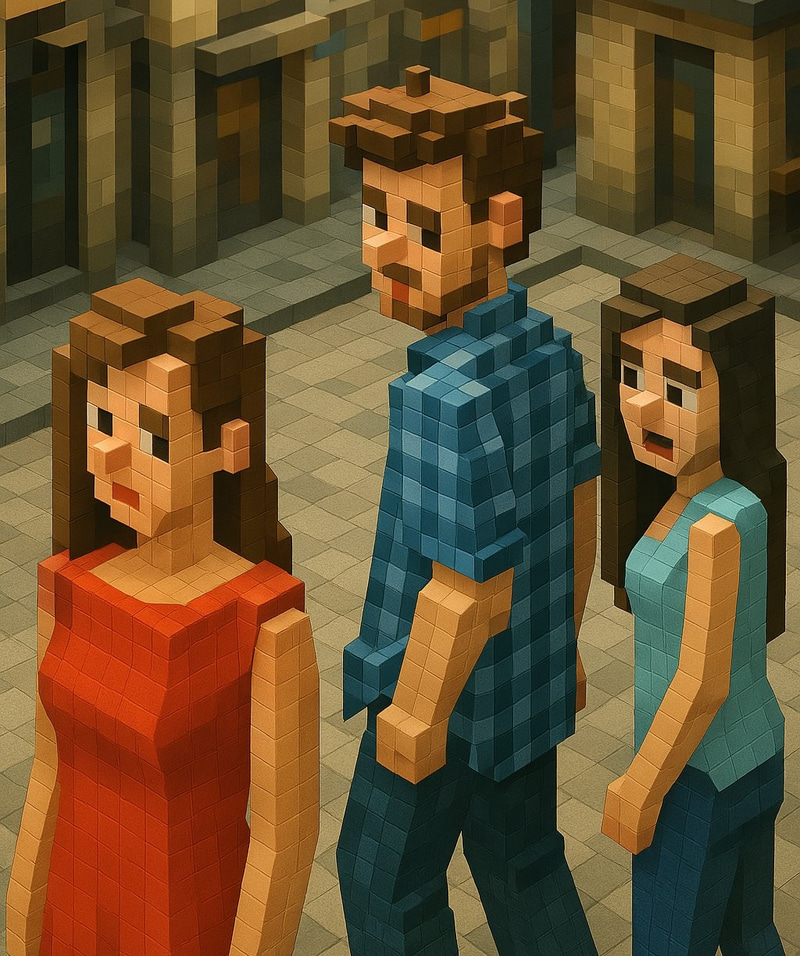 Voxel Art photo style preview